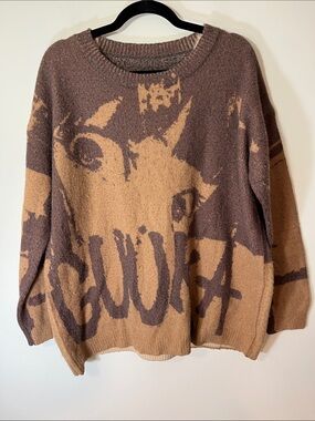 GUUKA oversized Graphic Novel Sweater medium